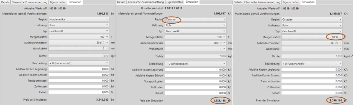 Einsparpotentiale für Metall und Kunststoff mit dem Material-Simulator  erkennen