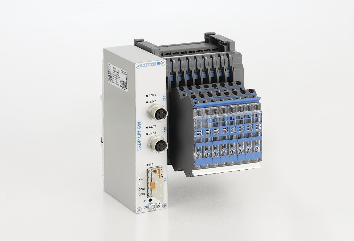 TRDP Gateway für die LÜTZE LOCC-Box Rail