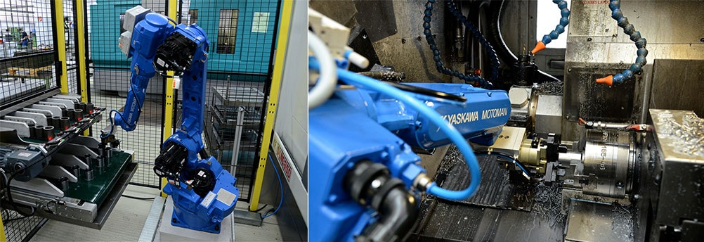 Automatisierung einer 🔄 Drehmaschine mit Industrieroboter