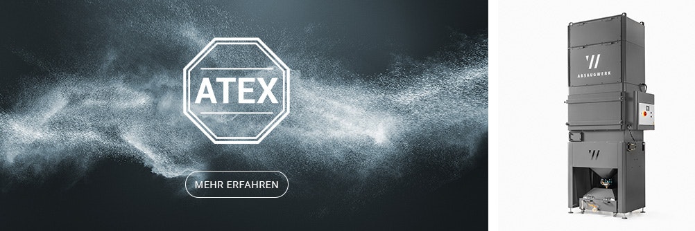 ATEX Absauganlagen für explosive Stäube in der Industrie