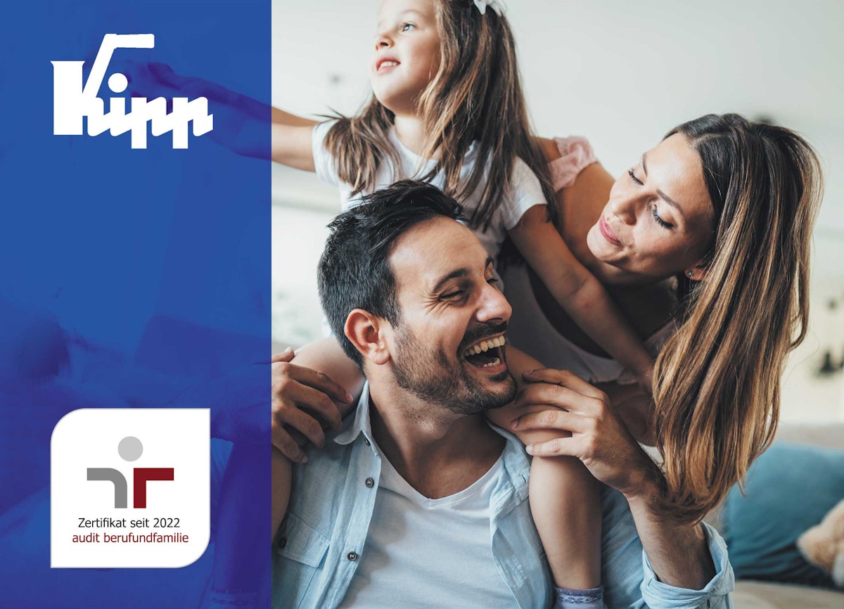 Das Wohl der Mitarbeiter im Blick: KIPP Group als familienbewusster Arbeitgeber zertifiziert