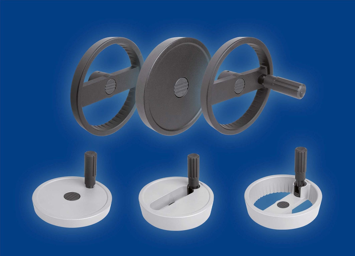 Neue Handräder aus Aluminium von KIPP: Ergonomisch im Griff, sicher im Prozess