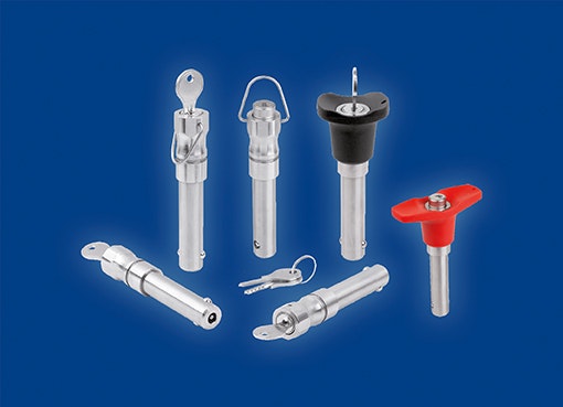 Sterngriffe und Kugelsperrbolzen mit Sicherheitsfunktion von KIPP: Die Sicherheit im Griff