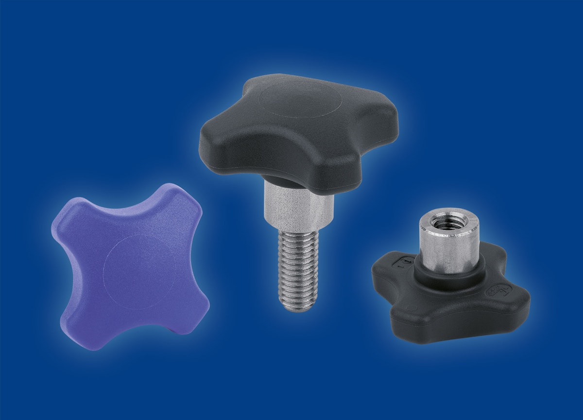 Neue Kreuzgriffe mit geschlossener Griffkontur von KIPP: Wenn die Hygiene im Mittelpunkt steht