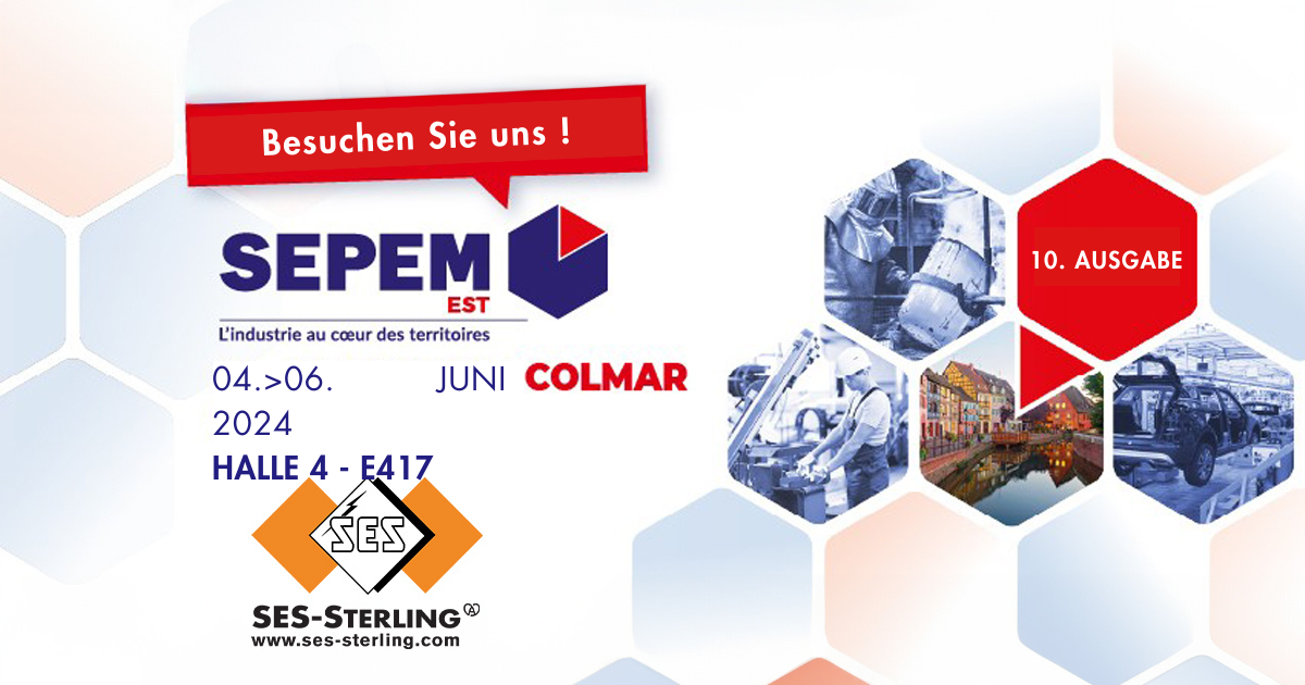 Messe SEPEM Industries in Colmar: Treffen Sie uns am 4., 5. und 6. Juni 2024