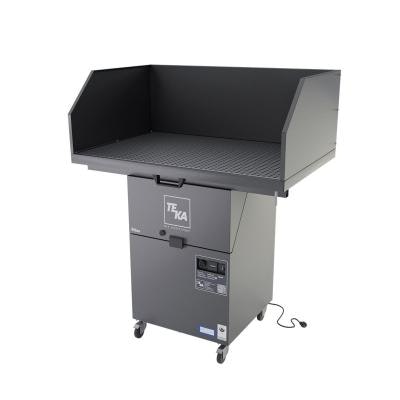 Arbeitstisch mit Absaugung: filtoo mit Arbeitsflächenaufsatz