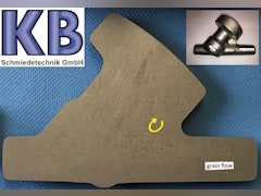 Schmiedeteile mit optimiertem Faserverlauf für Hebezeuge, Anschlagmittel, Ketten, Haken, Druckanwendungen