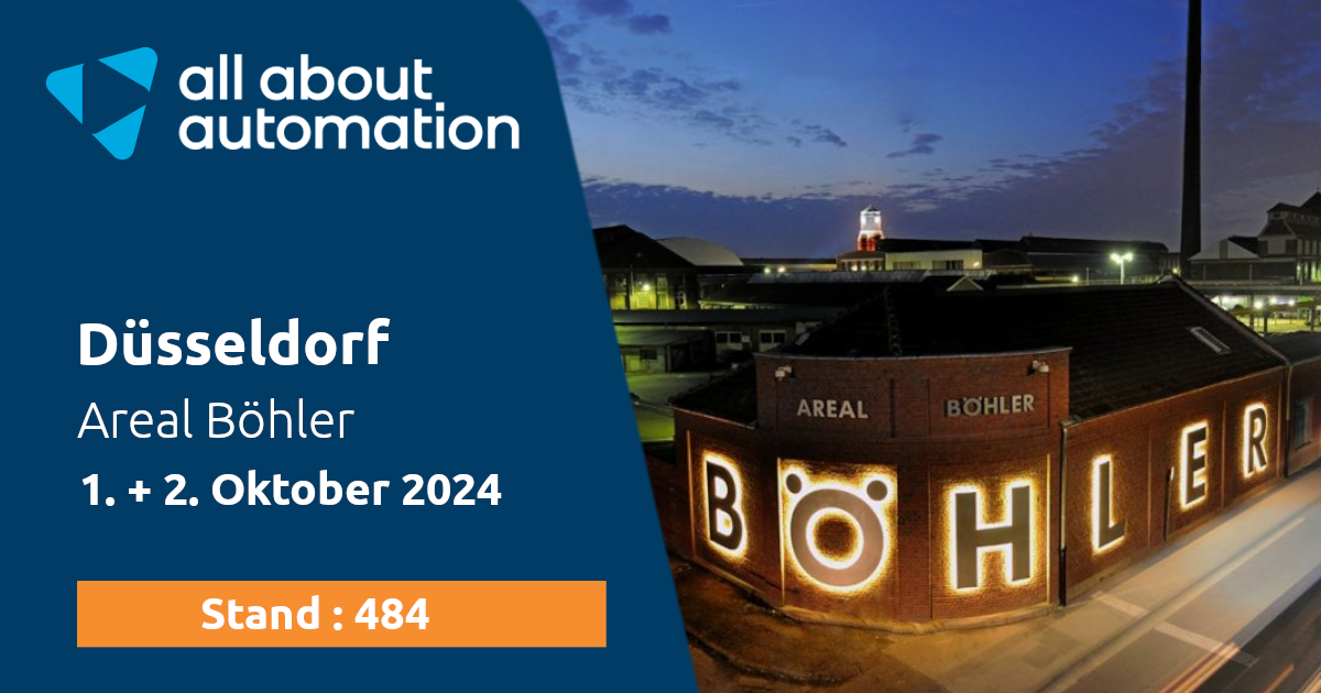 all about automation Düsseldorf: Wir sehen uns am 1. und 2. Oktober 2024