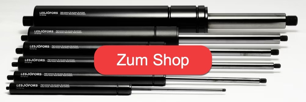Gasdruckfedern kaufen – im Shop von Lesjöfors