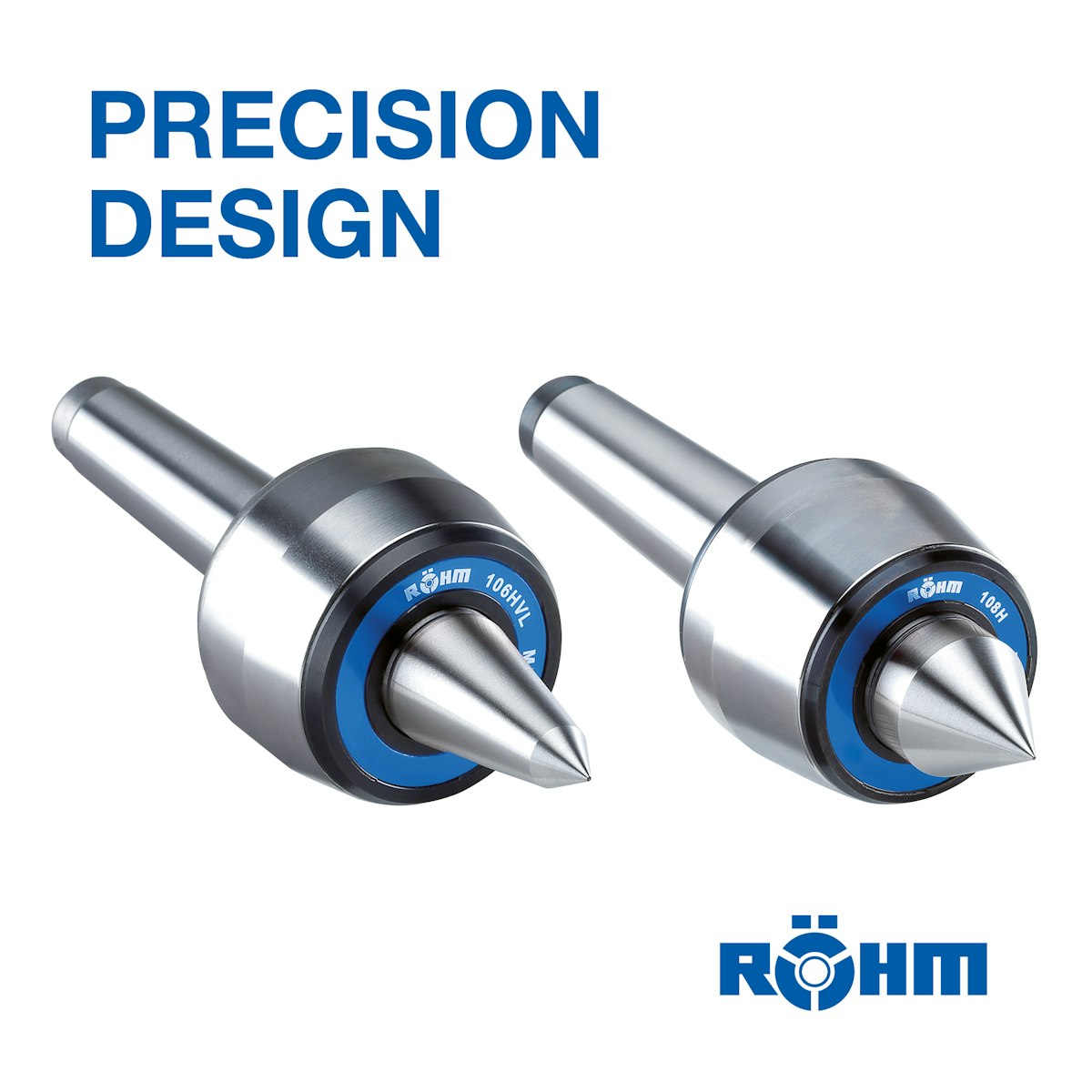 Ganz genau: Die neuen Pro-Varianten der mitlaufenden RÖHM-Zentrierspitzen