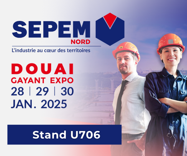 Messe SEPEM Industries in Douai: Treffen Sie uns am 28., 29. und 30. Januar 2025
