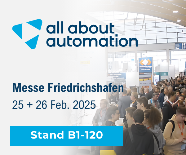 All About Automation Messe in Friedrichshafen : Treffen Sie uns am 25. und 26. Februar 2025