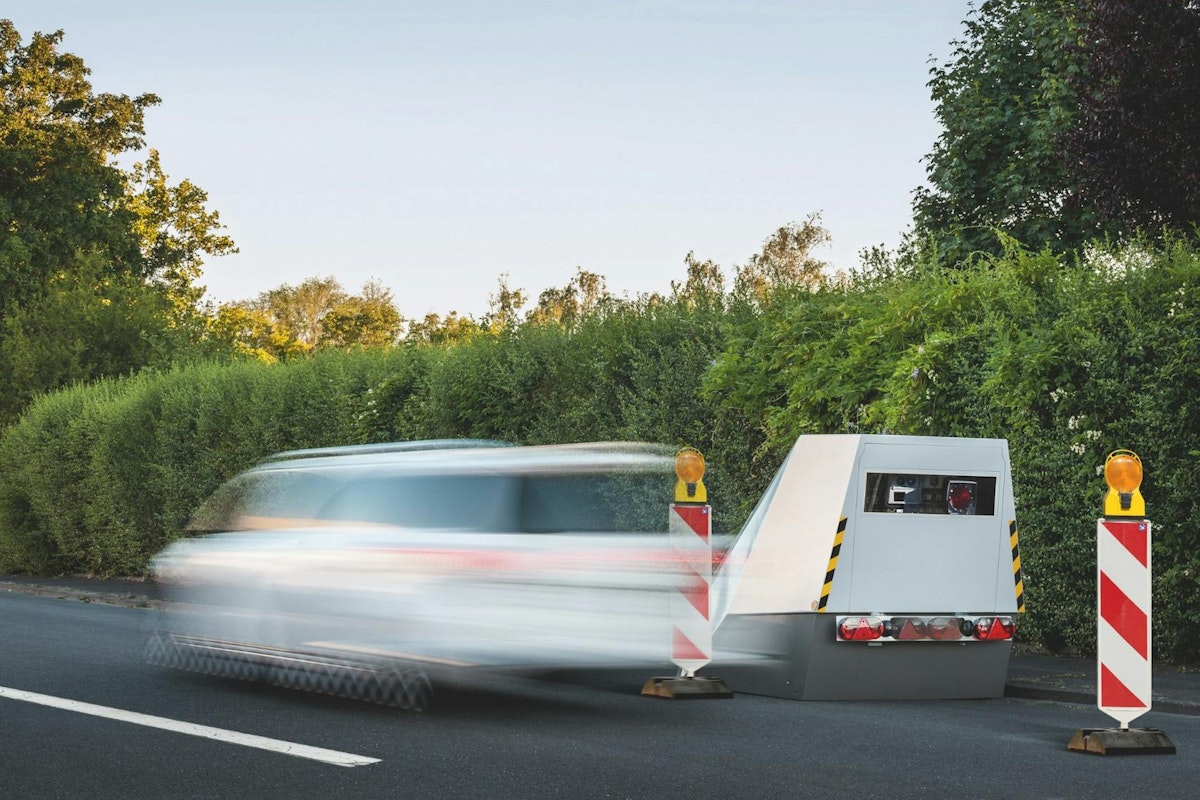 Enforcement Trailer für temporäre Verkehrskontrollen
