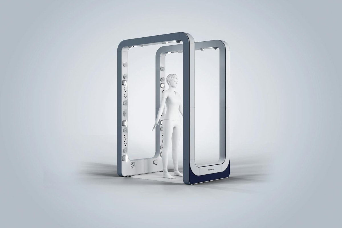 3D-Körperscanner erfasst 360°-Aufnahmen in unter einer Sekunde