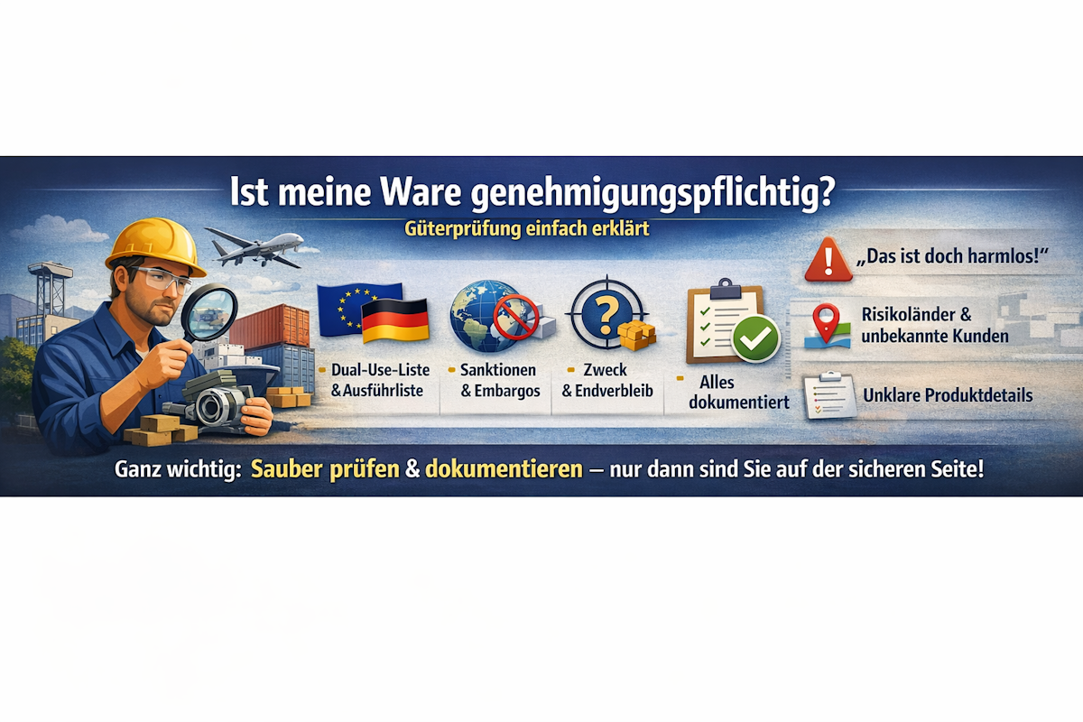 Ist meine Ware genehmigungspflichtig?