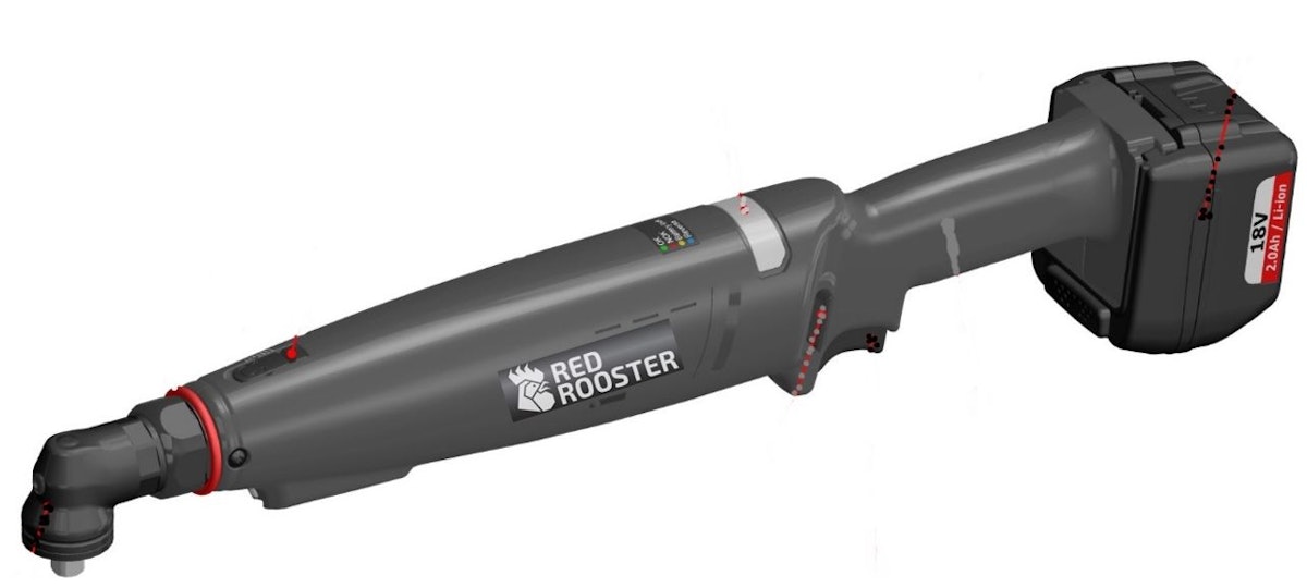 RED ROOSTER Akkuabschaltwinkelschrauber
