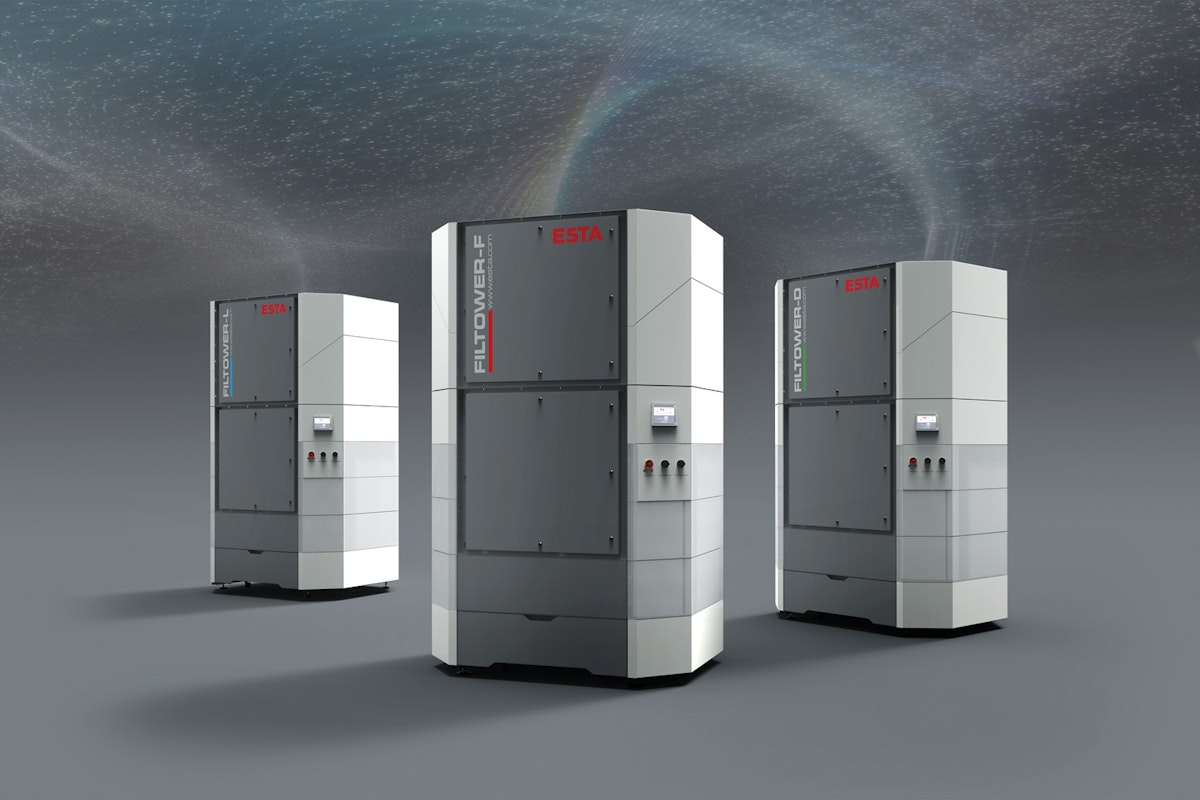 Filterturm für Schweißrauch, Staub und Ölnebel