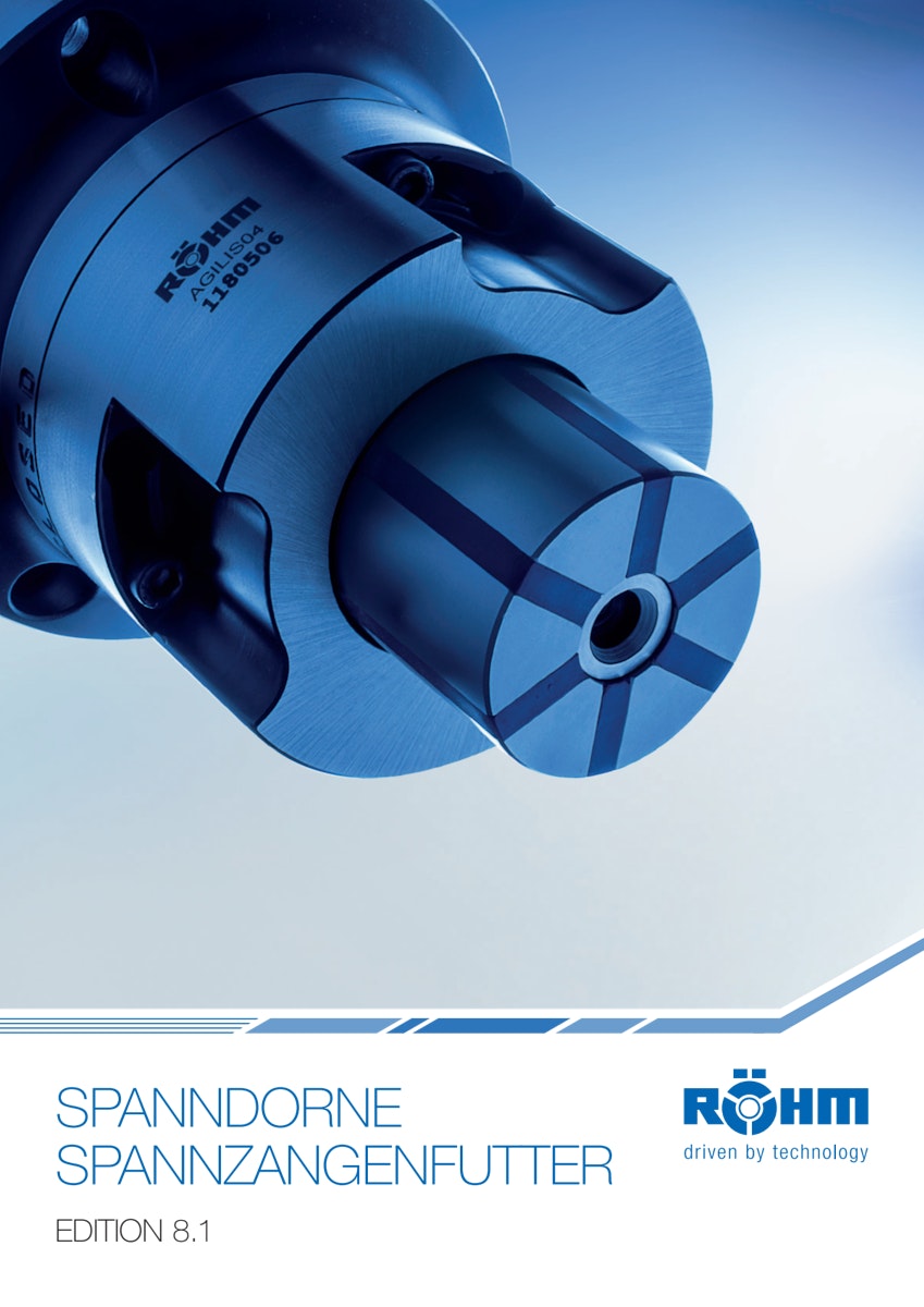 Spanndorne / Spannzangenfutter Katalog