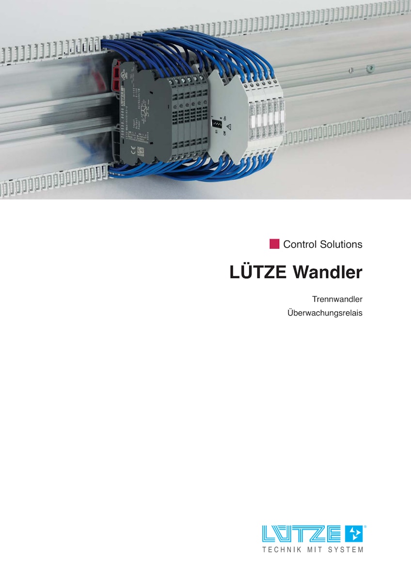 Katalog Signalwandler Temperaturwandler