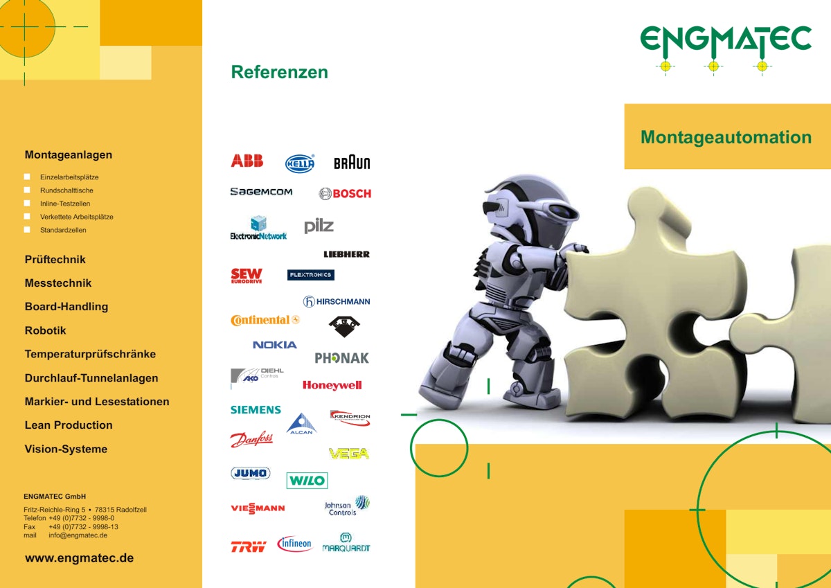 Montagetechnik für alle Automatisierungsstufen