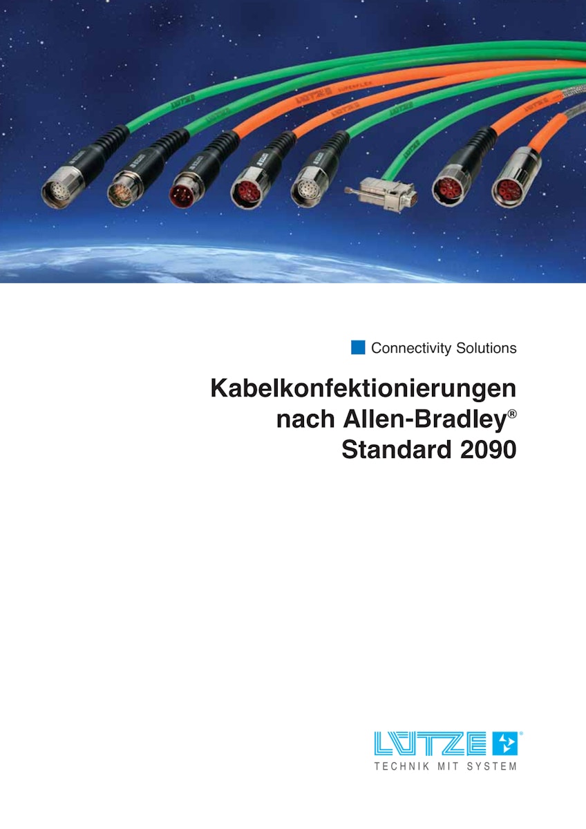 Kabelkonfektionierungen nach Allen-Bradley® Standard 2090