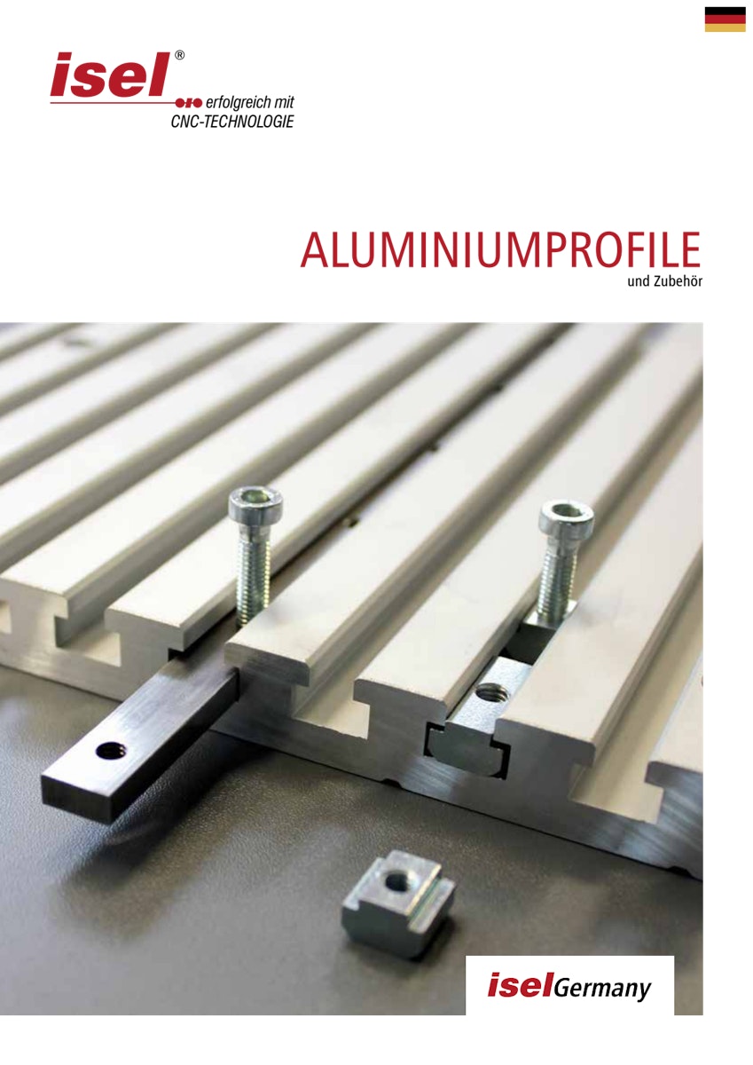 Teilkatalog "Aluminium Profile und Zubehör" als PDF-Datei