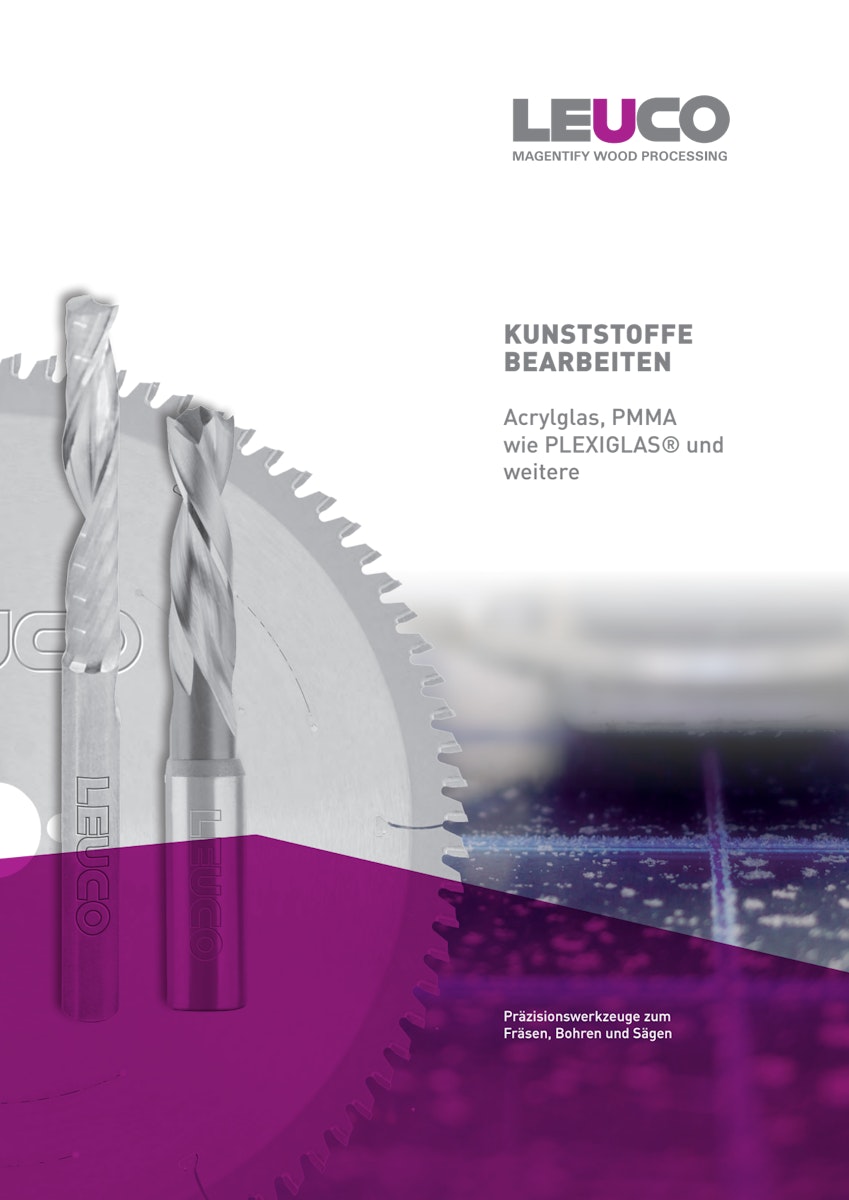 Kunststoffe bearbeiten. Präzisionswerkzeuge zum Fräsen, Bohren und Sägen