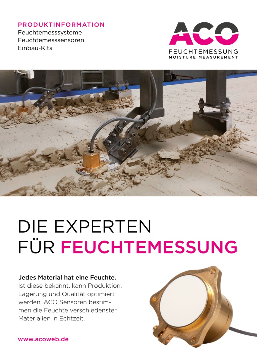 ACO Feuchtemessungen Produktflyer - DE