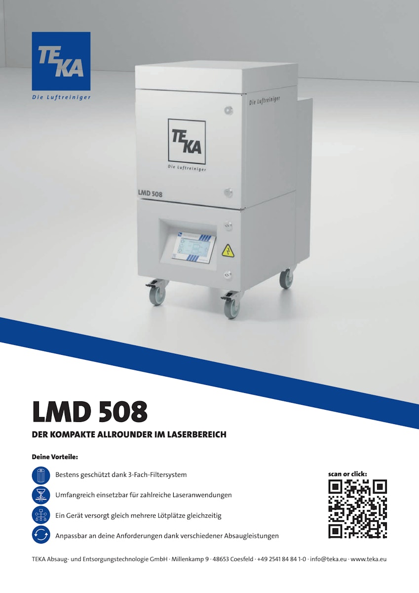 LMD 508 Absauganlage für Laseranwendungen