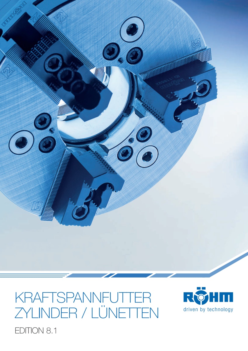 Kraftspannfutter / Zylinder / Lünetten Katalog