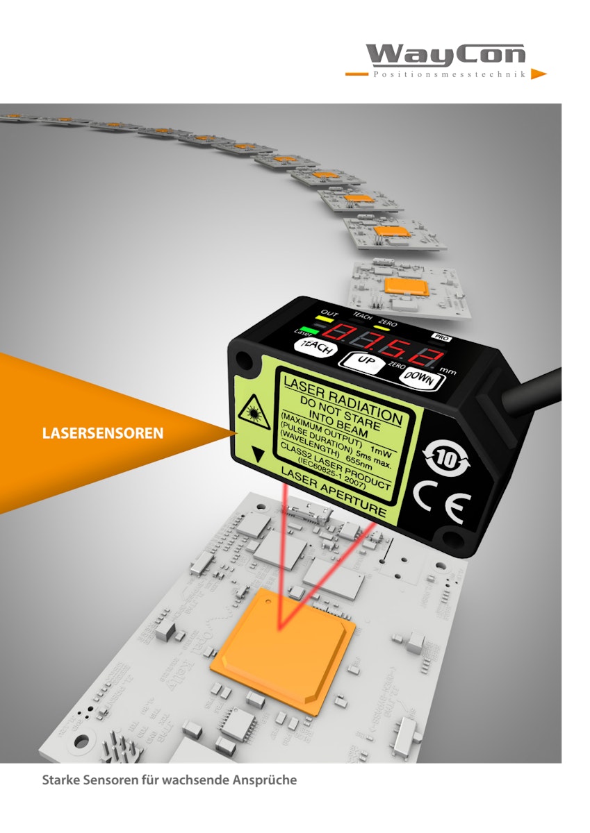 Produktbroschüre Lasersensoren