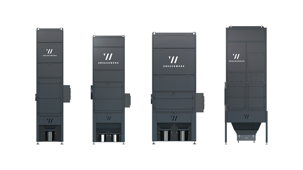 Schweißrauchfilter konfigurierbar