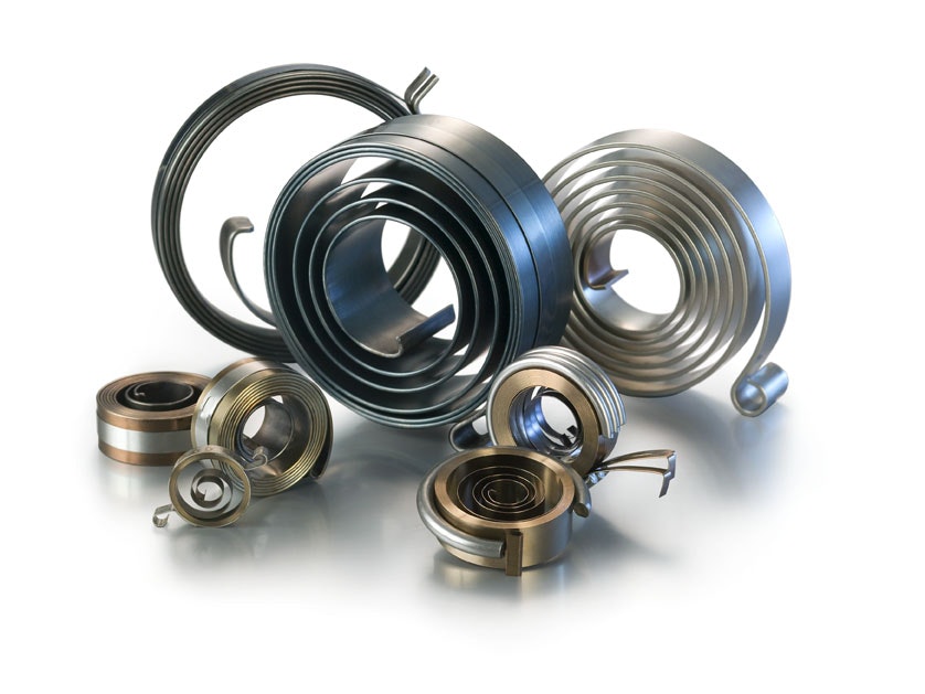 Triebfedern in verschiedenen Ausführungen