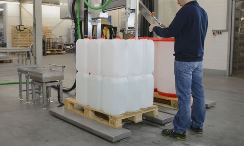 Halbautomatische Füllmaschine