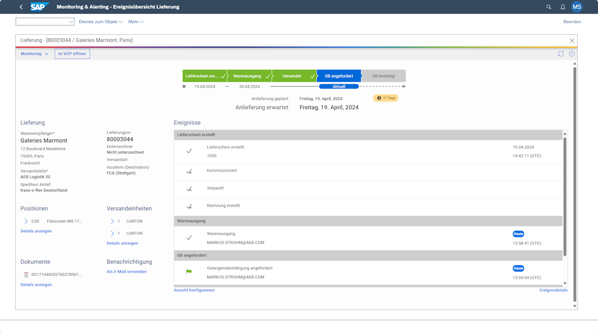 Carrier Cloud for SAP