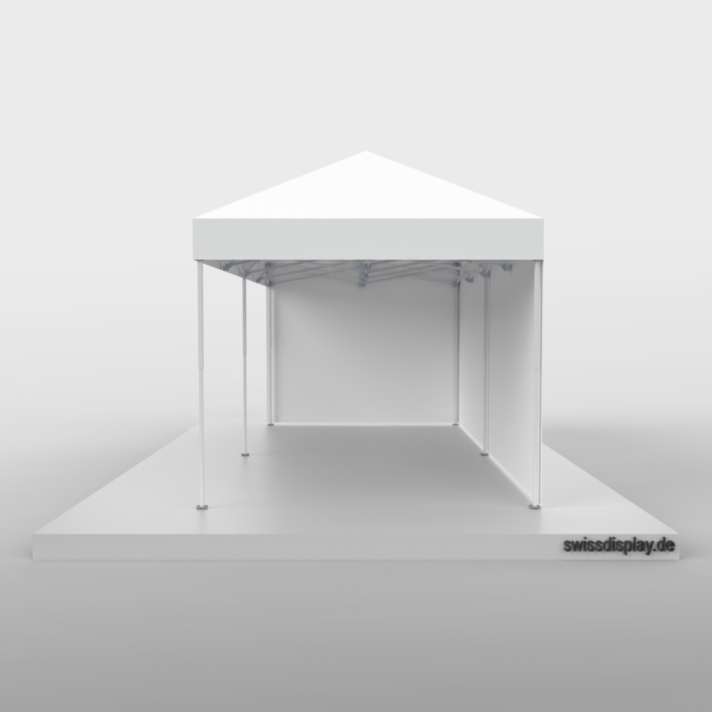 Faltpavillon 3x6 Seitenansicht