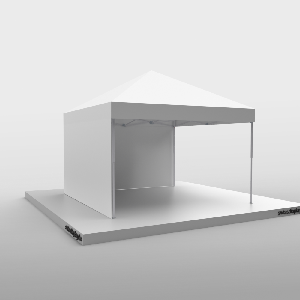 Faltpavillon 4x4 Seitenansicht