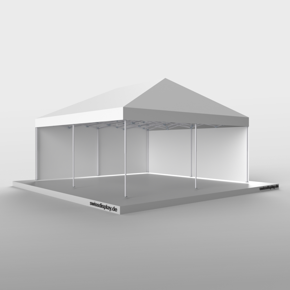 Faltpavillon 6x6 mit 2 Seitenteilen