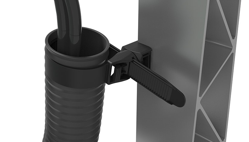 Befestigungsbinder-Kantenclip 0°/45°/90°