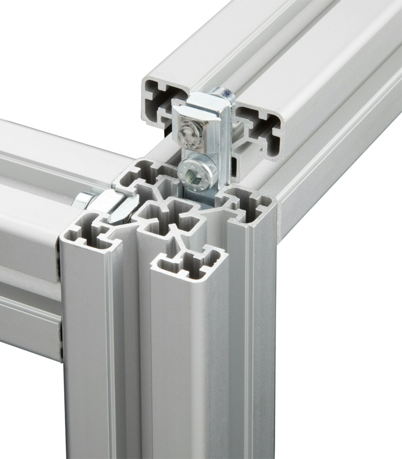 Aluminiumprofile für die Industrie als modulares Baukastensystem