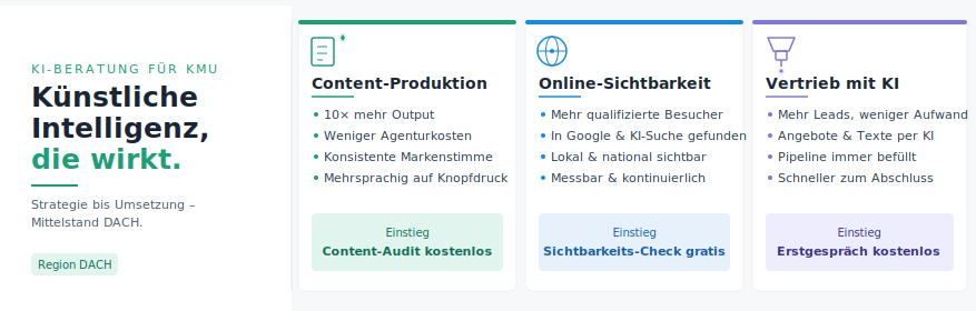 Lightwerk GmbH · KI-Beratung für KMU