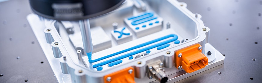 Auftrag von Gap Filler