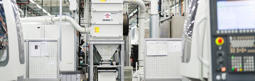 Absaugung für Werkzeugmaschinen