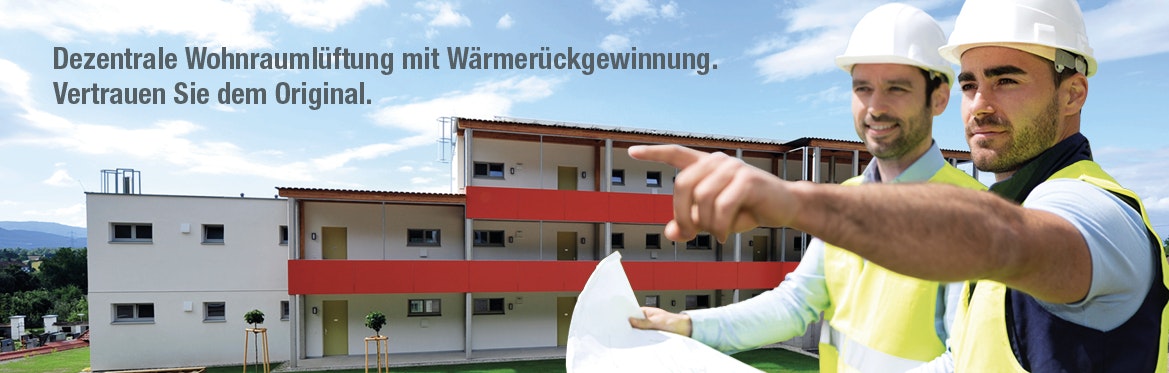 inVENTer - dezentrale Wohnraumlüftung mit Wärmerückgewinnung