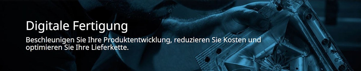 Willkommen bei der digitalen Fertigung! Rapid Prototyping und on-Demand Fertigung innerhalb von 15 oder weniger Arbeitstagen.
