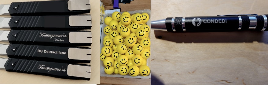 Lasergravuren und Werbeartikel