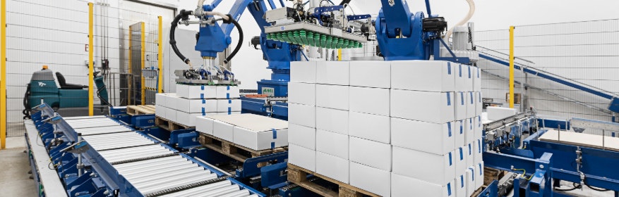 Fördertechnik mit Automation im EInsatz