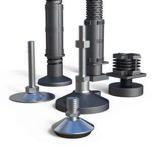 Höhenversteller, Nivellierfüße