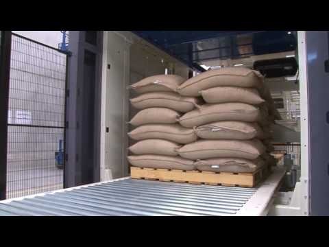 ACO Moisture Measurement in Copal C2 Bags Handling Line - Coffee Beans 