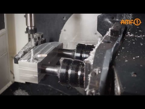 Modulares Nullpunktspannsystem von AMF - Effiziente und rüstzeitoptimierte 5-Seiten-Bearbeitung